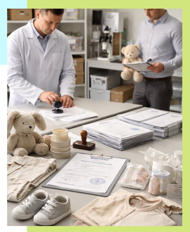 Сертификация детских товаров в Белогорске от 15303 р. | Алешин-Бгк