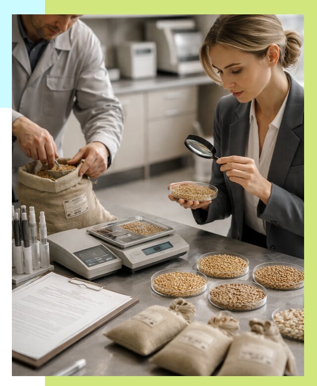 Сертификация зерна в Белогорске по цене от 15303 р. | Алешин-Бгк
