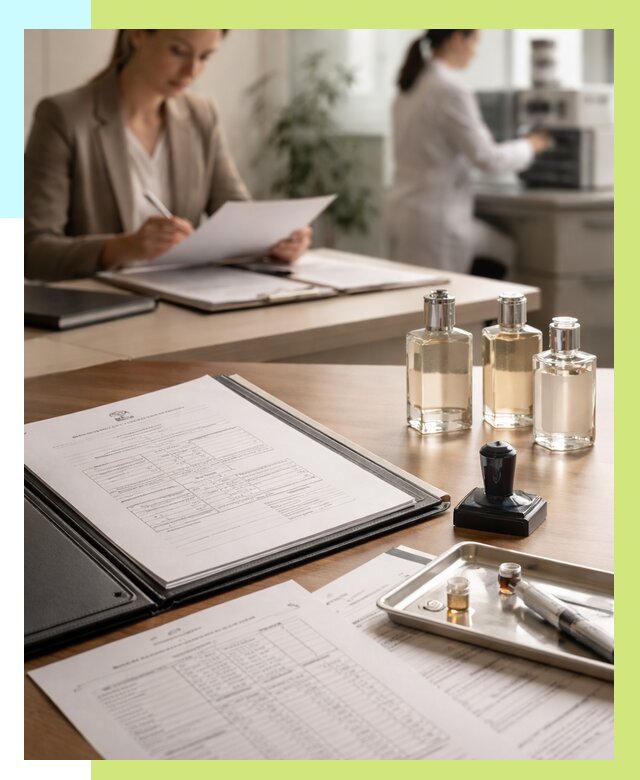 Сертификация парфюмерии в Белогорске от 15303 р. | Алешин-Бгк