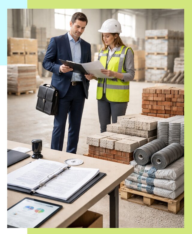 Сертификация строительных материалов в Белогорске от 20404 р. Алешин-Бгк