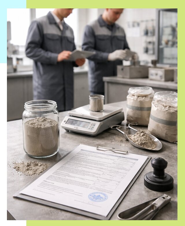 Сертификация цемента в Белогорске от 20404 р. | Алешин-Бгк