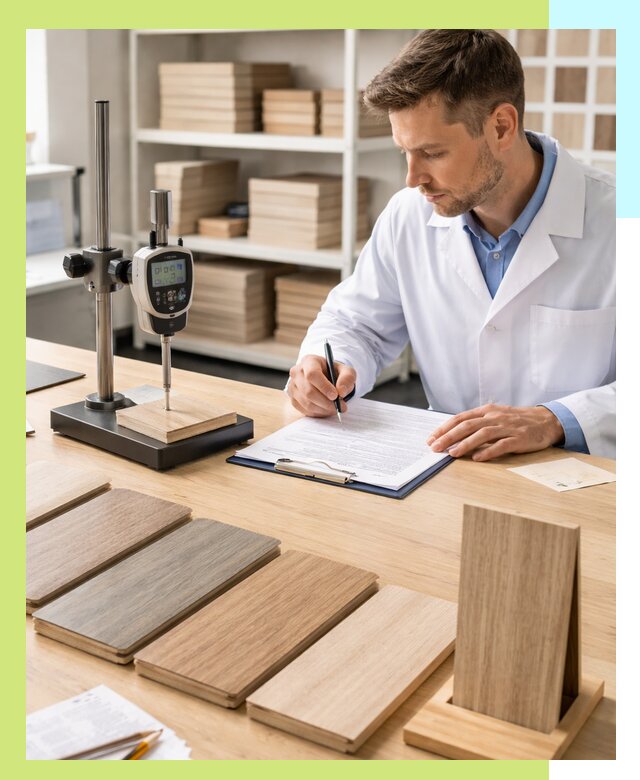 Сертификация ламината с испытаниями и оформлением документов в Белогорске