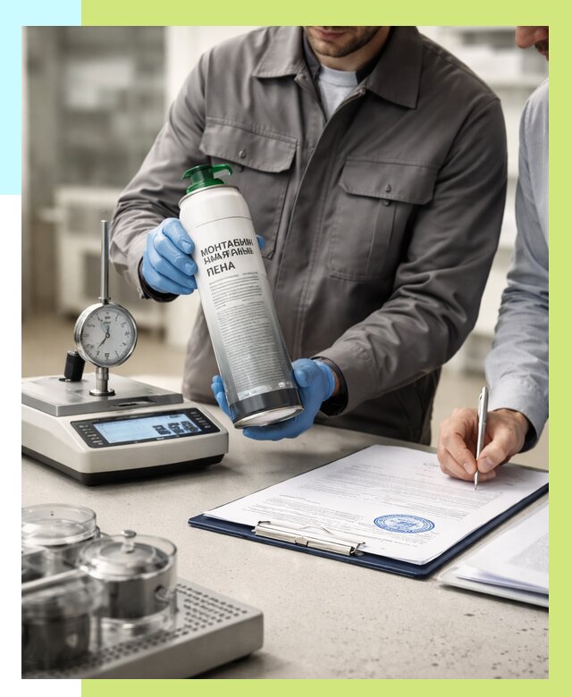 Сертификация монтажной пены в Белогорске от 15303 р. | Алешин-Бгк