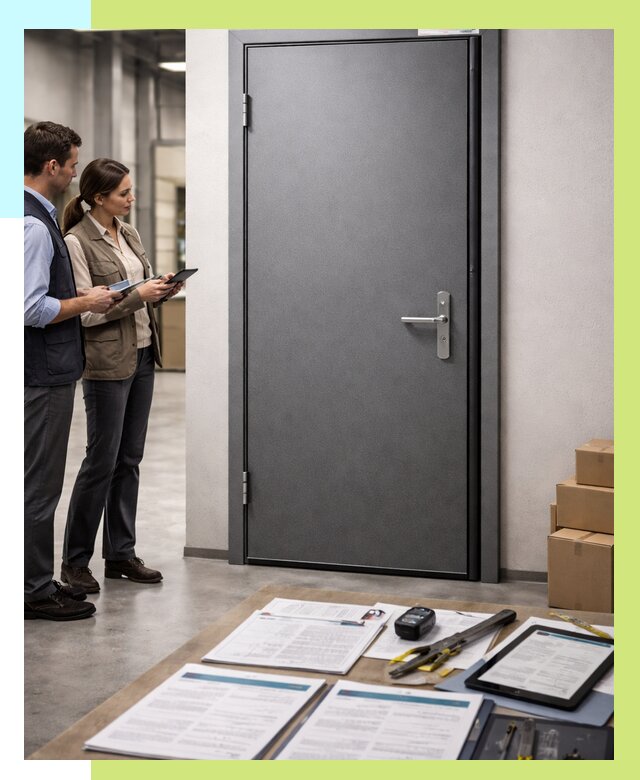 Сертификация противопожарных дверей в Белогорске от 9182 р. | Алешин-Бгк