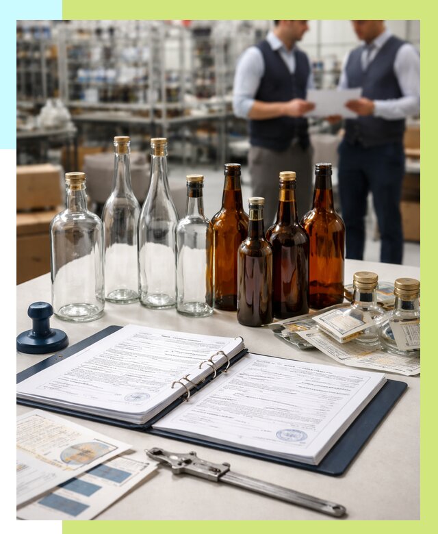 Сертификация стеклянных бутылок в Белогорске от 25505 р. | Алешин-Бгк