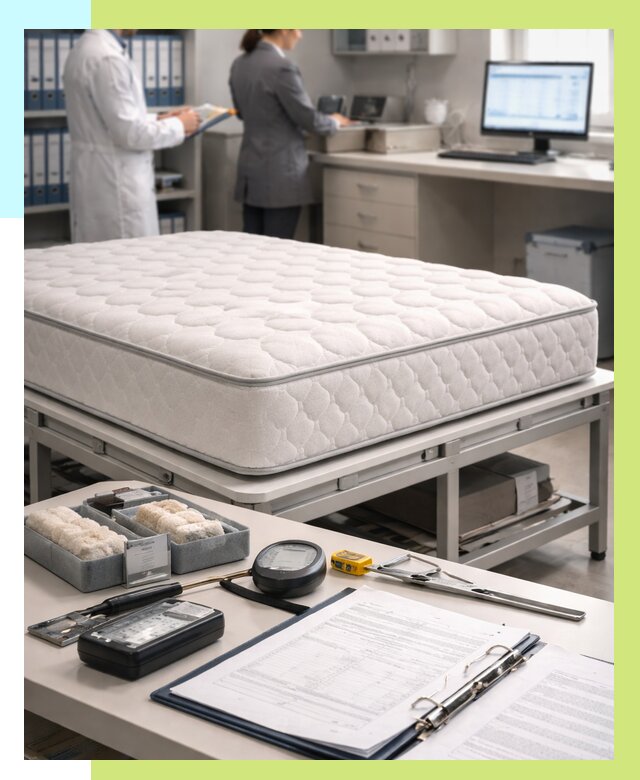 Сертификация матрасов в Белогорске от 8672 р. | Алешин-Бгк