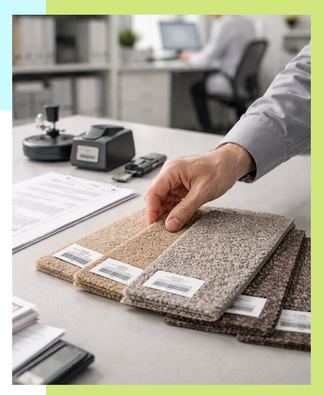 Сертификация ковролина в Белогорске от 15303 р., Алешин-Бгк