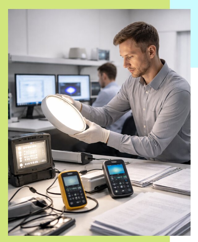 Сертификация светильников в Белогорске: испытания и оформление