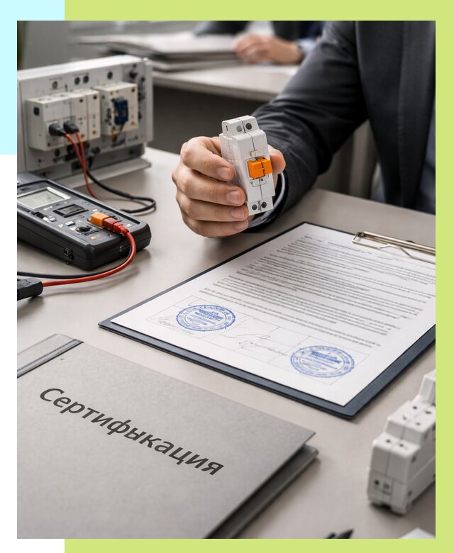 Сертификация выключателей под ключ в Белогорске от 15303 р. | Алешин-Бгк