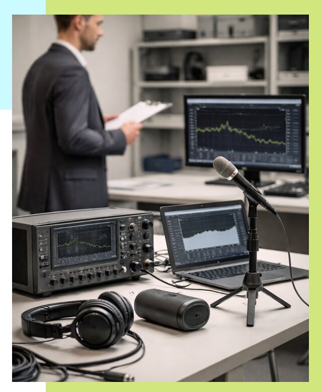 Сертификация аудиотехники в Белогорске от 15303 р., Алешин-Бгк