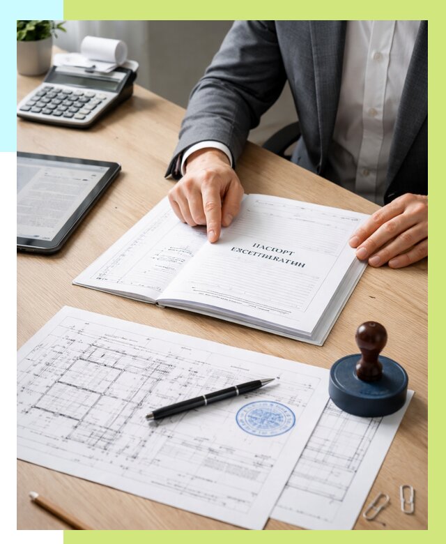 Паспорт эксплуатации в Белогорске под ключ от 4591 р. Алешин-Бгк