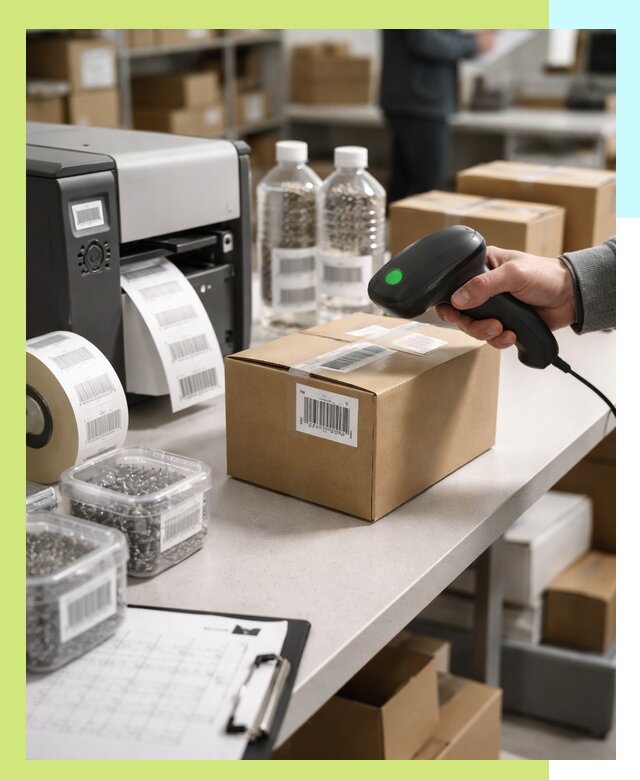 Штрихкодирование продукции и маркировка для продажи в Белогорске