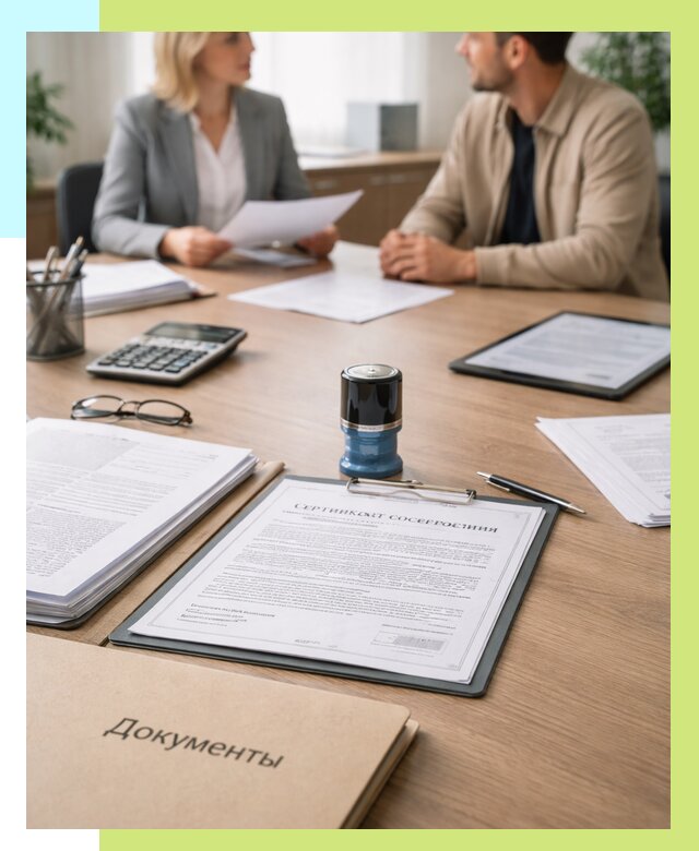 Сертификат соответствия на продукцию в Белогорске от 15303 р.|Алешин-Бгк