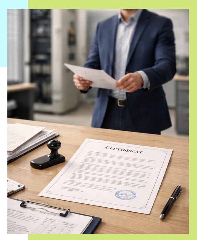 Сертификат на оборудование в Белогорске от 15303 р. | Алешин-Бгк