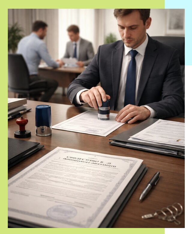 Оформление свидетельства о государственной регистрации в Белогорске