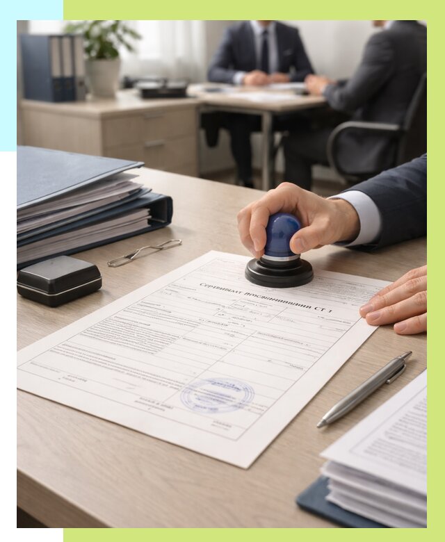 Сертификат происхождения СТ 1 в Белогорске от 4591 р. | Алешин-Бгк