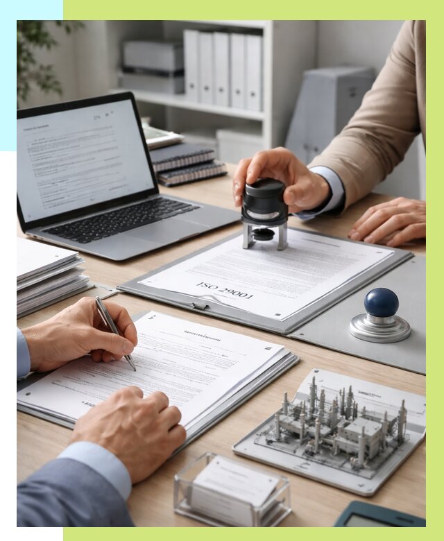 Сертификат ISO 29001 в Белогорске под ключ от 76515 р. | Алешин-Бгк