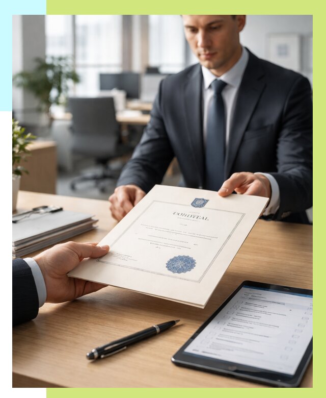 Сертификат ISO 30301 в Белогорске от 35707 р. | Алешин-Бгк - под ключ