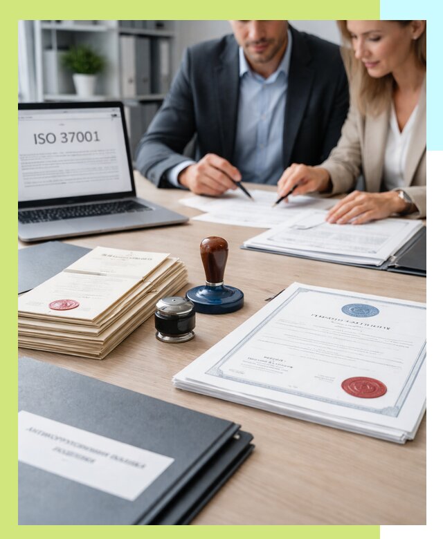 Получение сертификата ISO 37001 по системе борьбы с коррупцией в Белогорске