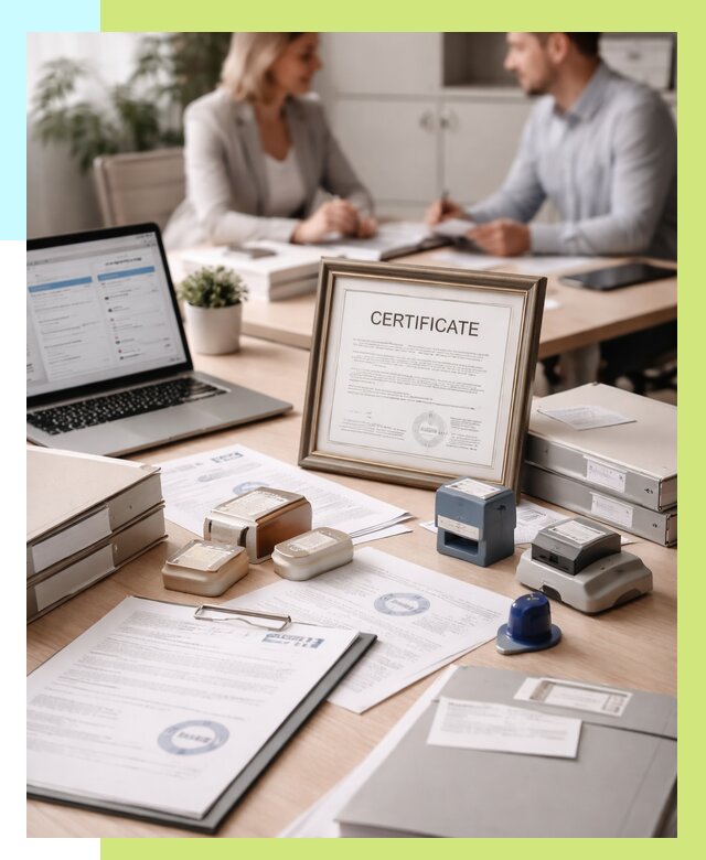 Сертификация компании в Белогорске от 45909 р. | Алешин-Бгк — заказ